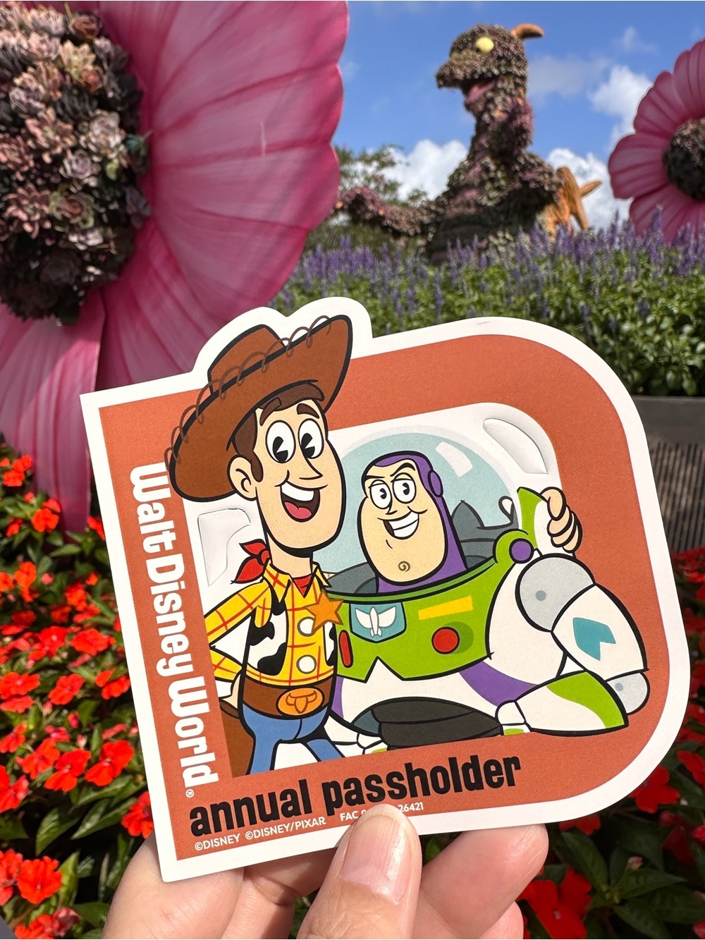 Disney Parks WDW AUTHENTIC Annual Passholder AP Magnet Buzz Woody Toy Story NEW